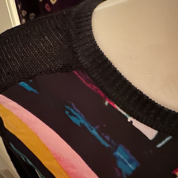 Artist brush stroke long sleeve top - Picture 6 of 7